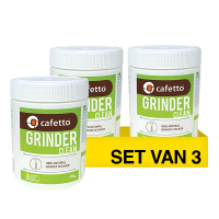 Aanbieding: Cafetto Grinder Clean Biologische Koffiemolenreiniger (3 verpakkingen à 450 gram) SCA05031