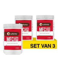Aanbieding: Cafetto MFC Red Tabs Reinigingstabletten (3 verpakkingen à 62 tabletten - 9,0 gram) SCA05040