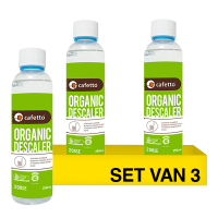 Aanbieding:  Cafetto Organic Descaler Biologische Vloeibare Ontkalker (3 verpakkingen à 250 ml) SCA05047