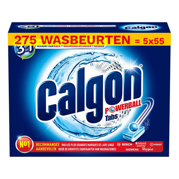 Aanbieding: Calgon 3-in-1 Wasmachine Reiniger Powerball Tabs (5 dozen - 55 tabletten) SCA00018 - 1