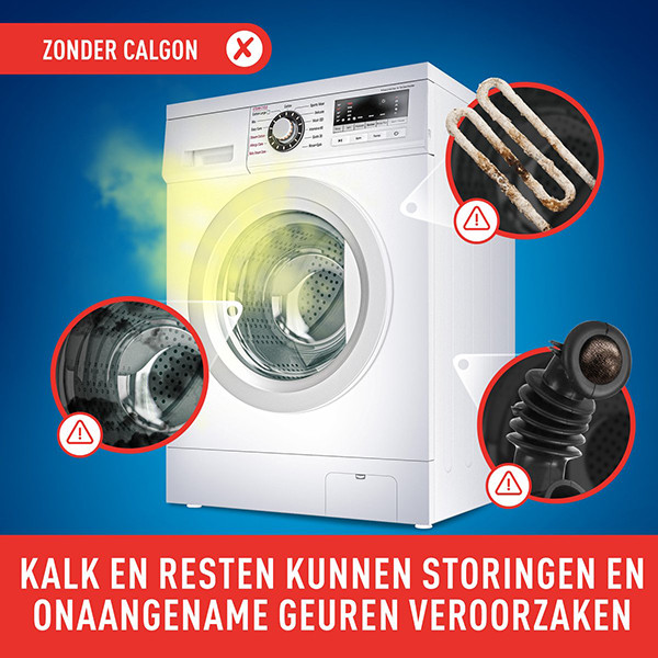 Calgon Power 4in1 Wasmachinereiniger Poeder 1,675 kg (67 doseringen) SCA05011 - 2
