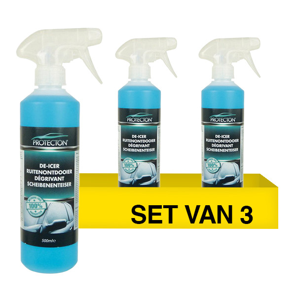 Aanbieding: Carpoint Ruitontdooier Protecton (3 stuks à 500 ml) SPR00097 - 1