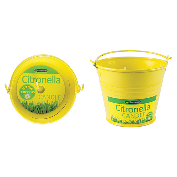 Chatsworth citronella geurkaars in metalen emmer (2 stuks) SCH00007 - 1