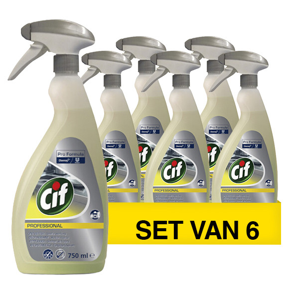 Aanbieding: Cif Keukenontvetter (6 stuks - 750 ml) SCI00204 - 1