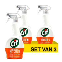 Aanbieding: Cif Keukenreiniger Spray Ultrafast (3 stuks - 500 ml) SCI00201