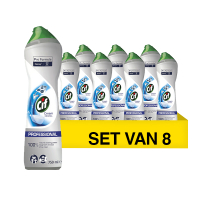 Cif Aanbieding: Cif Professional Cream Schuurmiddel (8 stuks - 750 ml)  SCI00164