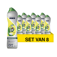 Aanbieding: Cif Professional Cream Schuurmiddel Citroen (8 stuks - 750 ml)