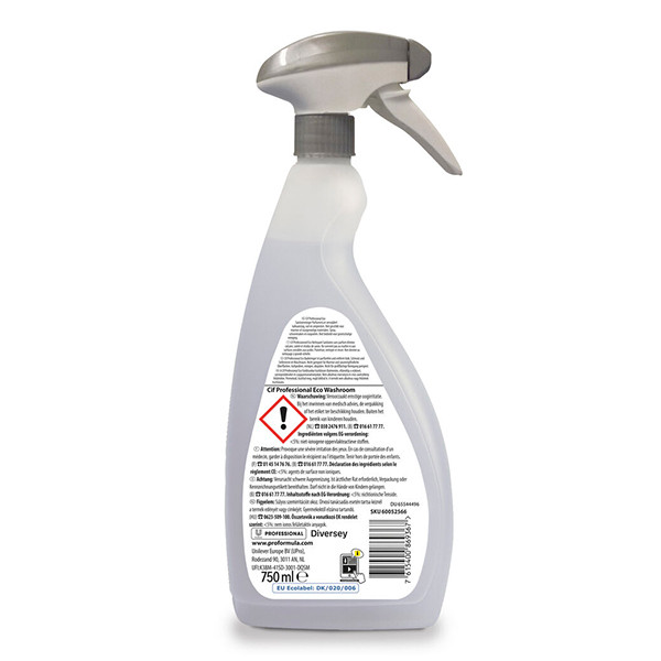 Aanbieding: Cif Professional Eco Sanitairreiniger (6 stuks - 750 ml) SCI00190 - 2
