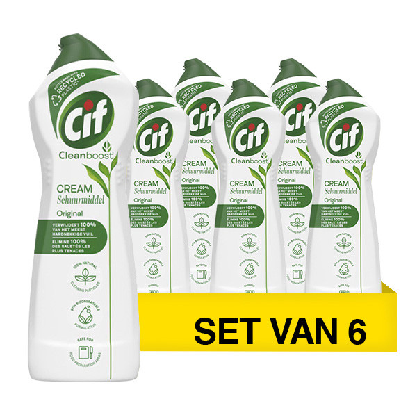 Aanbieding: Cif Vloeibaar Schuurmiddel Original (6 stuks - 750 ml) SCI00198 - 1