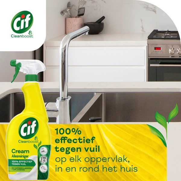 Cif CleanBoost Cream Original Allesreiniger Spray (700 ml) SCI00167 - 7