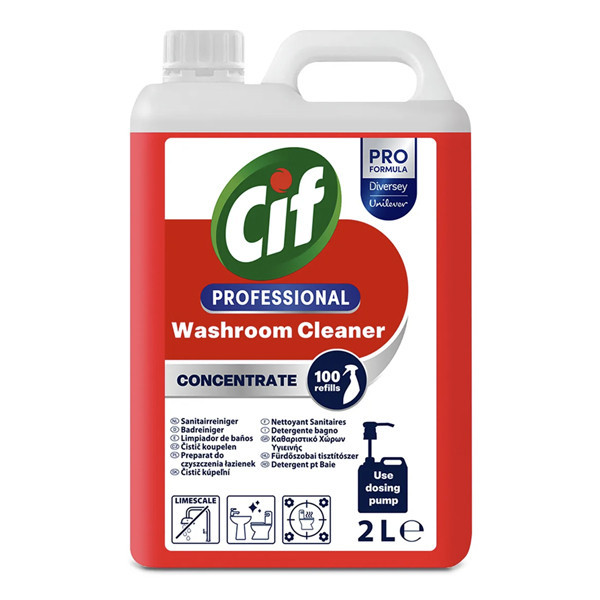 Cif Professional Sanitairreiniger Geconcentreerd (2 liter) SCI00171 - 1