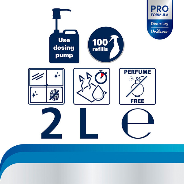 Cif Professional Glas & Interieurreiniger Geconcentreerd (2 liter) SCI00177 - 3