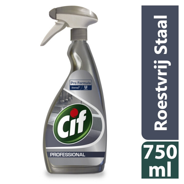 Cif Professional Roestvrijstaalreiniger Spray (750 ml)  SCI00151 - 3