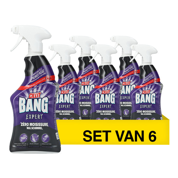 Aanbieding: 6x Cillit Bang Expert Zero Mold Anti-Schimmel Spray (750 ml) SCI00216 - 1