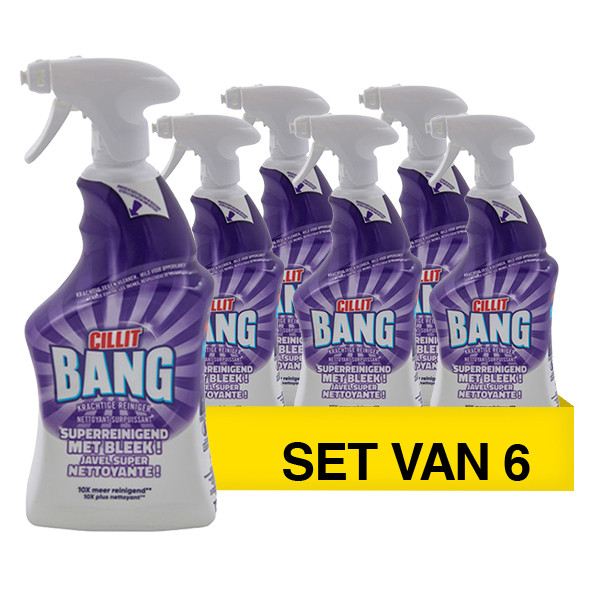 Aanbieding: Cillit Bang Power Cleaner Bleek & Hygiëne spray (6 stuks - 750 ml) SCI00206 - 1