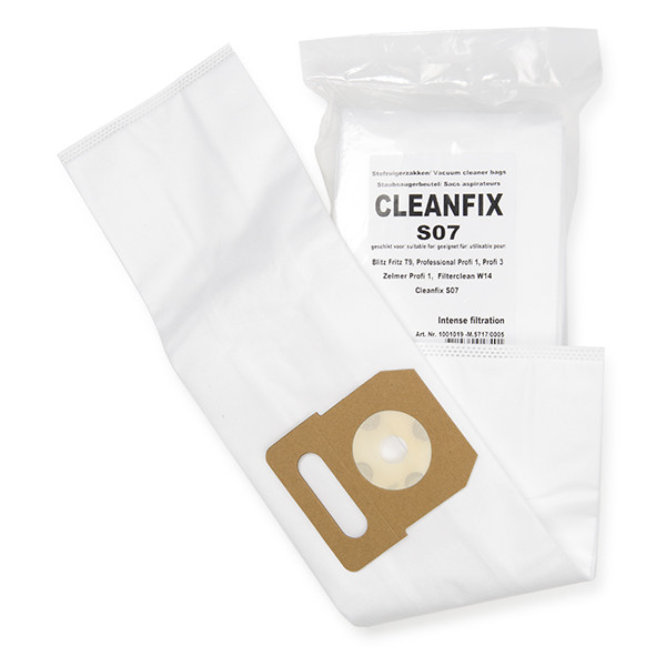 Cleanfix microvezel stofzuigerzakken 5 zakken (123schoon huismerk)  SCL01001 - 1