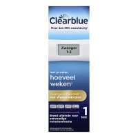 Clear Blue Zwangertest met Weekindicator (1 stuk)  SCL00023