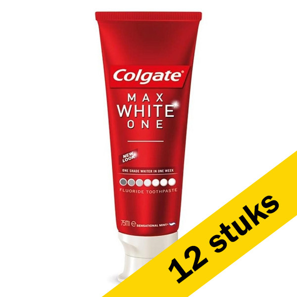 Colgate Aanbieding: 12x Colgate Max White One tandpasta (75 ml)  SCO02005 - 1