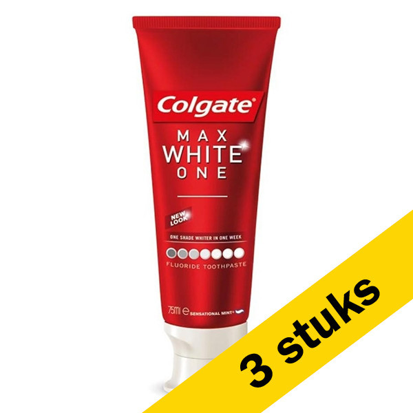 Aanbieding: 3x Colgate White One tandpasta ml) 123schoon.nl