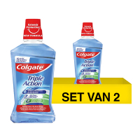 Colgate Aanbieding: Colgate Mondwater Triple Action (12 verpakkingen - 500 ml)  SCO02021