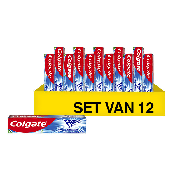 Colgate Aanbieding: Colgate Tandpasta Fresh Confidence Blue Burst (12 stuks – 75 ml)  SCO00164 - 1