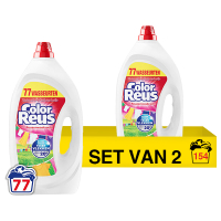 Color-Reus Aanbieding: Color Reus Vloeibaar Wasmiddel 3465 ml (2 flessen - 154 wasbeurten)  SRE00283
