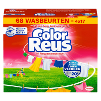Color-Reus Aanbieding: Color Reus waspoeder 850gr (4 dozen - 68 wasbeurten - 3,4 kg)  SRE00305