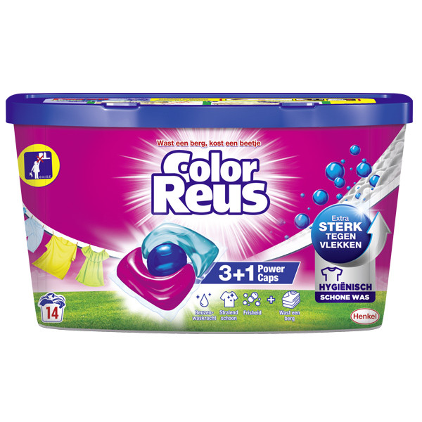 Color-Reus Color Reus 3+1 Power Caps wasmiddel capsules (14 wasbeurten)  SRE00160 - 1