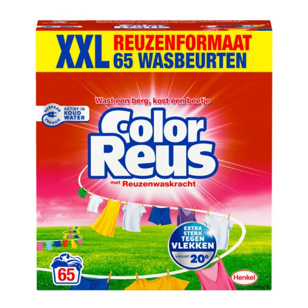 Color-Reus Color Reus waspoeder XXL 3,575 kg (65 wasbeurten)  SRE00303 - 1