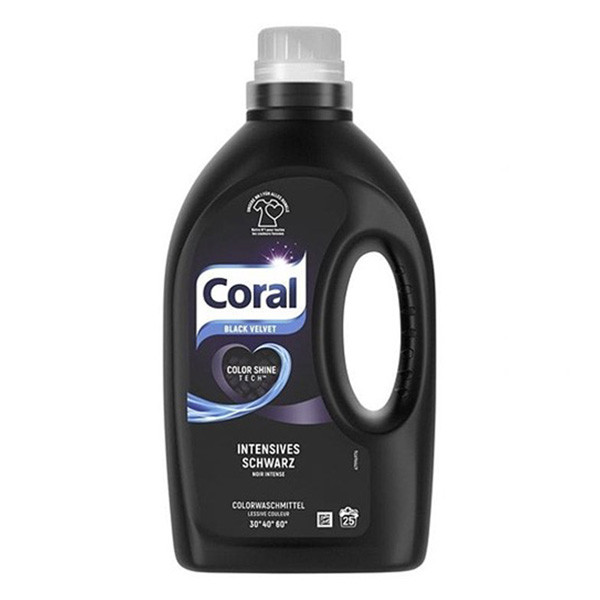 Coral vloeibaar wasmiddel Black Velvet 1,25 liter (26 wasbeurten)  SCO00034 - 1