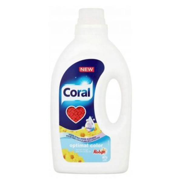 Coral vloeibaar wasmiddel Optimal Color 1,25 liter (26 wasbeurten)  SCO00036 - 1