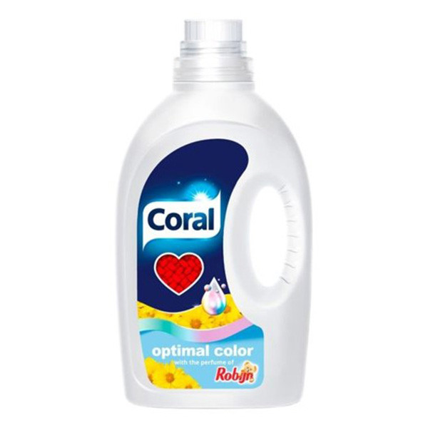 Coral vloeibaar wasmiddel Optimal Color met Robijn 1,25 liter (26 wasbeurten)  SCO00038 - 1