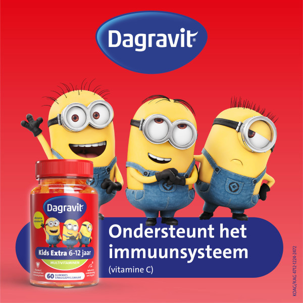 Dagravit Kids-Xtra 6-12 jaar Vitaminions Gummies (60 stuks) SDA00047 - 2