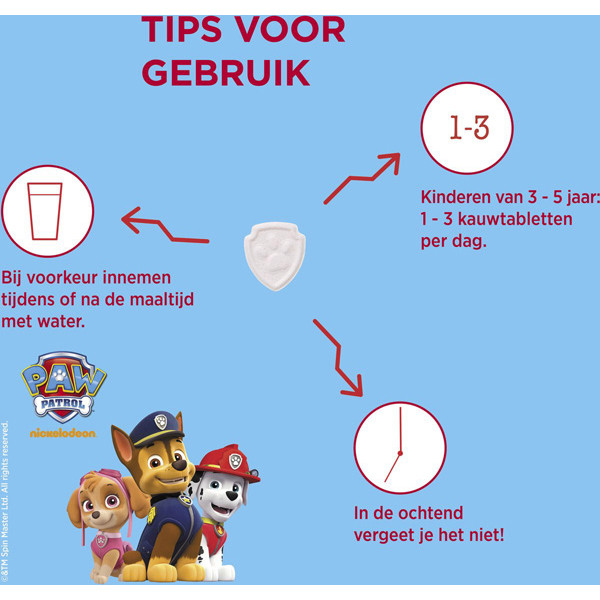 Dagravit Kids-Xtra Multivitaminen 3-5 Jaar Kauwtabletten (120 stuks) SDA00044 - 4