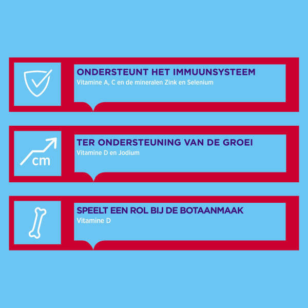 Dagravit Kids-Xtra Multivitaminen 6-12 Jaar Kauwtabletten (120 stuks) SDA00048 - 3