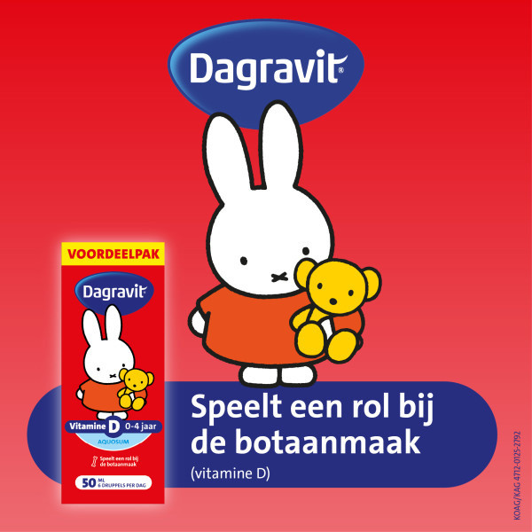 Dagravit Kids Vitamine D Aquosum Druppels (50 ml) SDA00040 - 2