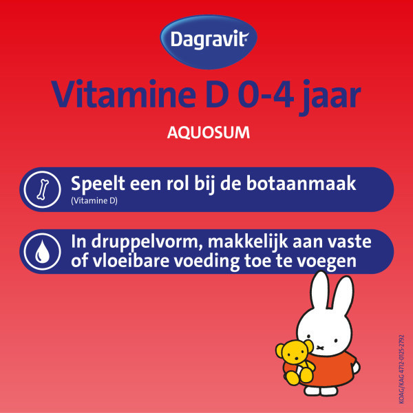 Dagravit Kids Vitamine D Aquosum Druppels (50 ml) SDA00040 - 3