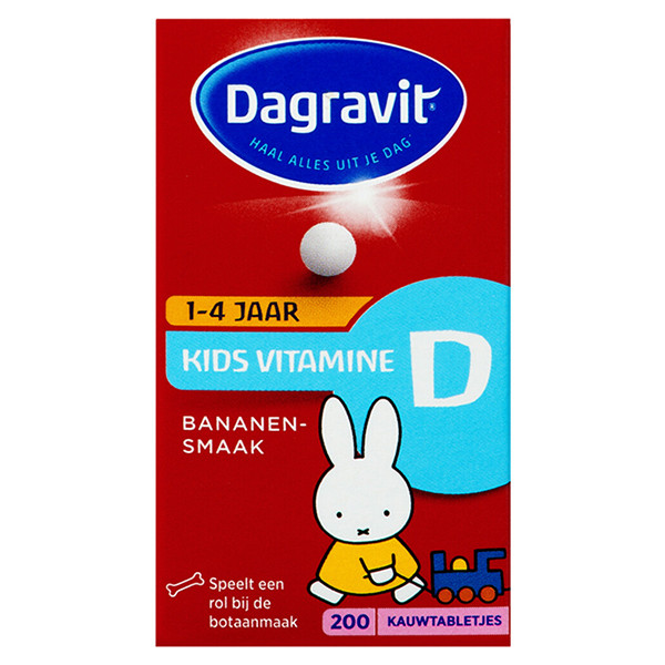Dagravit Kids Vitamine D Kauwtabletten (200 stuks) SDA00041 - 1