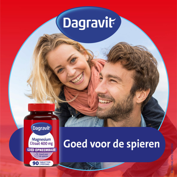 Dagravit Magnesium Citraat 400 mg Tabletten (90 stuks) SDA00060 - 3