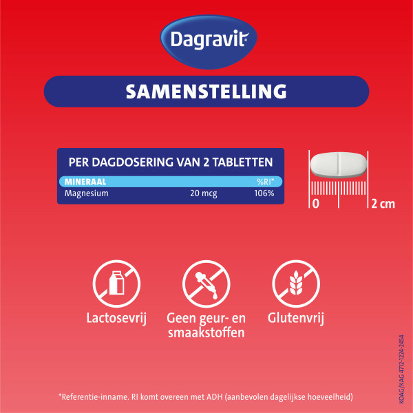 Dagravit Magnesium Citraat 400 mg Tabletten (90 stuks) SDA00060 - 5