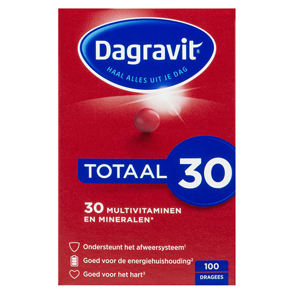 Dagravit Totaal 30 Multivitaminen Dragees (100 stuks) SDA00053 - 1