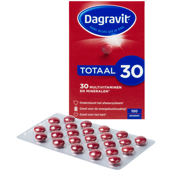 Dagravit Totaal 30 Multivitaminen Dragees (100 stuks) SDA00053 - 2