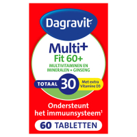 Dagravit Totaal 30 Vitaal 60+ Jaar Multivitaminen (60 stuks) SDA00055