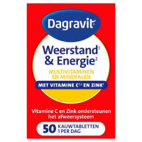 Dagravit Totaal 30 Weerstand & Energie Kauwtabletten (50 stuks) SDA00056