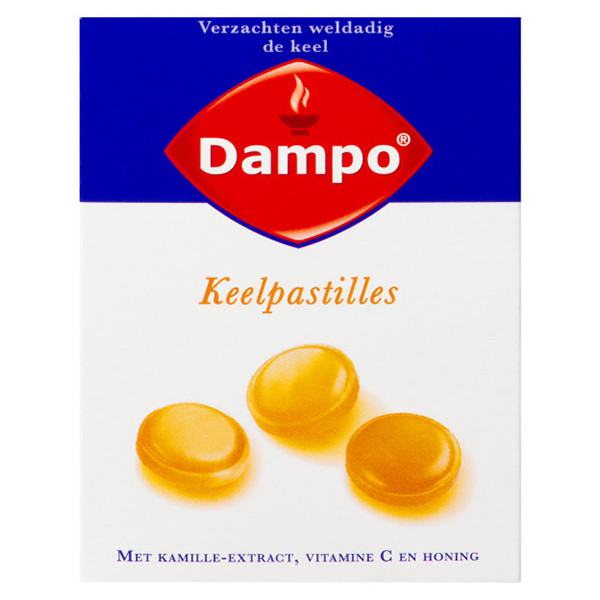 Dampo Keelpastilles Kamille, Honing & Vitamine C (24 stuks) SDA00067 - 1