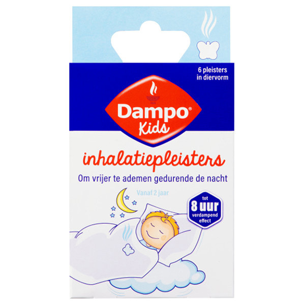 Dampo Kids Inhalatiepleister Diervorm (6 stuks) SDA00070 - 1
