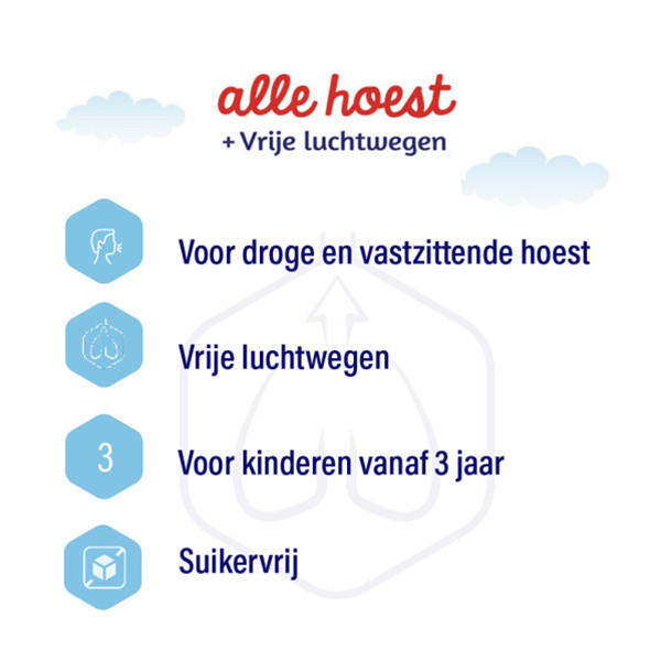 Dampo Kindersiroop Alle Hoest + Vrije Luchtwegen Suikervrij (120 ml) SDA00071 - 3