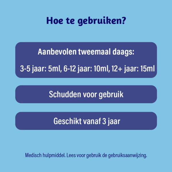 Dampo Kindersiroop Alle Hoest + Vrije Luchtwegen Suikervrij (120 ml) SDA00071 - 5