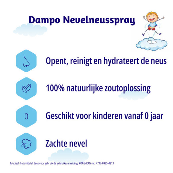 Dampo Nevel Baby & Kind Neusspray (100 ml) SDA05124 - 3