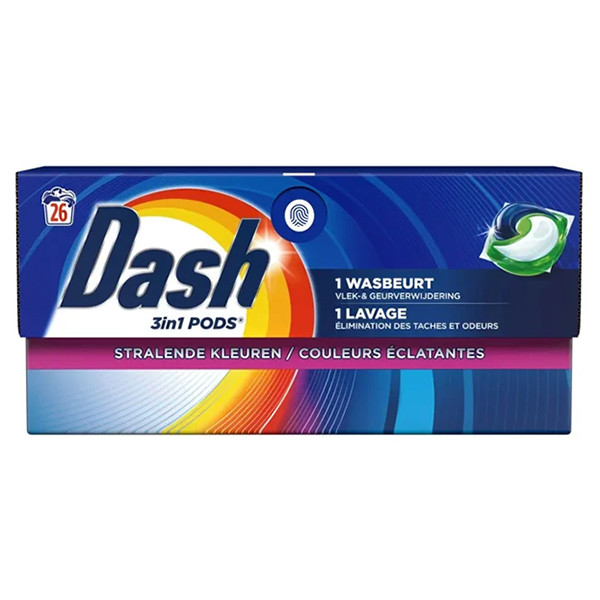 Dash 3-in-1 Pods Stralende Kleuren (26 wasbeurten) SDA05145 - 1
